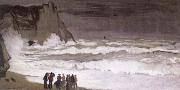 Rough Sea at Etretat, Claude Monet
